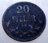 1.533 UNGARIA WWI 20 FILLER 1918 KB