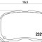 Placute frana fata Toyota Corolla Compact (E11), 04.1997-01.2002, marca SRLine S70-0304
