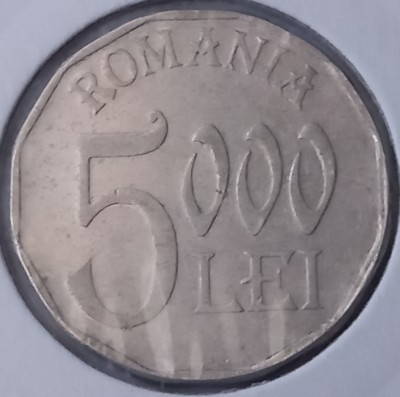 Romania , 5000 Lei 2004 foto