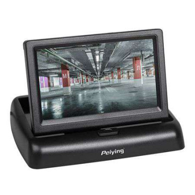 Monitor TFT auto 4.3 inch Peiying, pentru camere marsalier foto