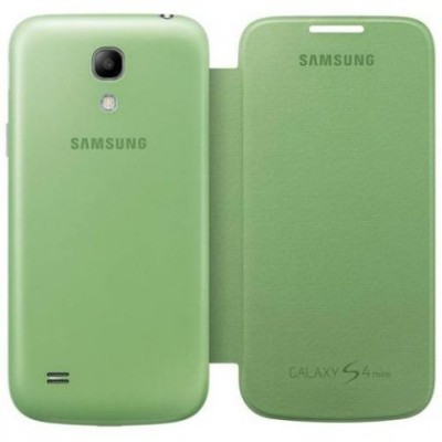 Husa Flip Samsung EF-FI919BG Galaxy S4 Mini Verde/Galben SET 2B foto