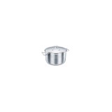 Oala Inox 20L Korkmaz 36cm, Capac Inclus, Inductie, Profesionala