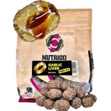 Boilies cu Miez Lichid LK BAITS Nutrigo Feed-Ex, Ficat Usturoi, 20mm, 800g