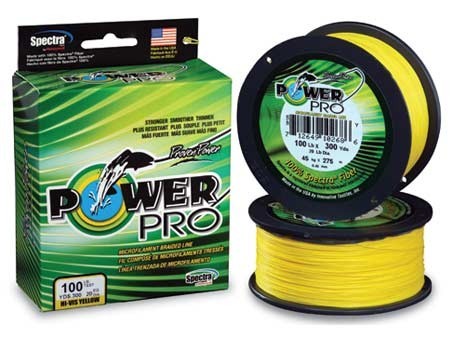 Fir textil PowerPro Hi Vis Yellow Line 0,13mm/135m (8lb. test)