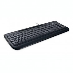 Tastatura Microsoft 600 Engleza Neagra ANB-00021 MS foto