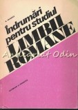 Indrumari Studiul Limbii Romane - N. Mihaescu, Vocabular si Gramatica, Editura Didactica si Pedagogica, 1976, 85 pagini