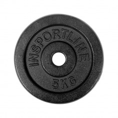 Disc Greutate fier inSPORTline Castblack 5 kg/30 mm FitLine Training foto