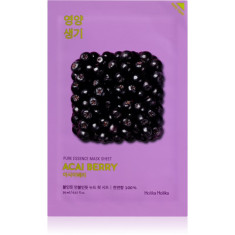 Holika Holika Pure Essence Acai Berry mască textilă exfoliantă 23 ml