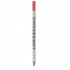 Creion pentru conturul buzelor, Contour and Matt, Revers, nr.06 Nude, mat