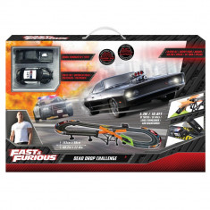 Pista de curse electrica cu 2 masinute, Dragon-I Toys, Fast and Furious, Dead Drop Challenge