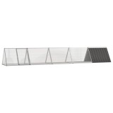 Cumpara ieftin Cusca pentru iepuri antracit 504,5x80,5x71 cm otel galvanizat