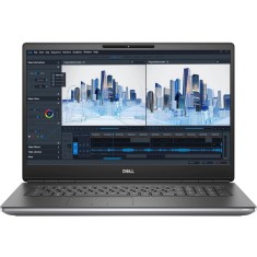 Laptop Dell Precision 7760, Intel Core i7 11800H 2.3 GHz up to 4.6 GHz, nVidia RTX A3000 6 GB GDDR6, Wi-Fi, Bluetooth, WebCam, Display 17.3" 1920 by 1