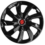 Cumpara ieftin Set 4 Capace Roti 17 inch, Stig Negru Lucios Compatibil Cu Suzuki