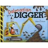 Dalmatian in a Digger