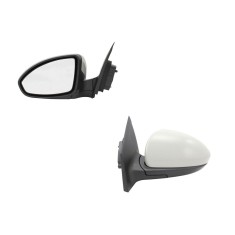 Oglinda exterioara Chevrolet Cruze 09.2009-2014 partea stanga View Max crom convex carcasa prevopsita grunduita reglare electrica cu incalzire