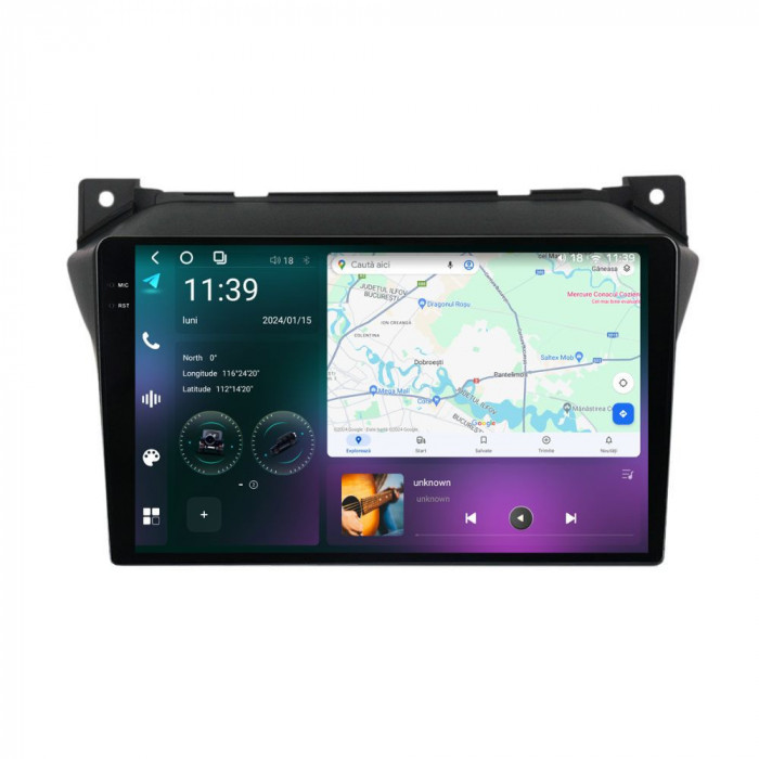 Navigatie dedicata cu Android Suzuki Alto VII 2009 - 2016, 12GB RAM, Radio GPS