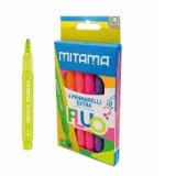 Set carioci Jumbo Mitama, culori fluo, 6 bucati