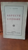 Aspecte literare - D.I. Suchianu cu dedicatia autorului