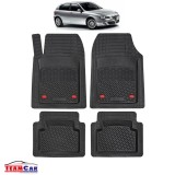 Covorase Auto TeamCar&reg; Tip Tavita Compatibile Alfa Romeo 147 Generatia I (2000&ndash;2010) Negru Material Rezistent, Cauciuc
