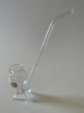 Magnifica pipa de coniac din cristal de Boemia din anii &#039;70, de provenienta cehoslovaca