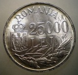 R.126 ROMANIA MIHAI I 25000 LEI 1946 XF/AUNC EROARE RARA 3
