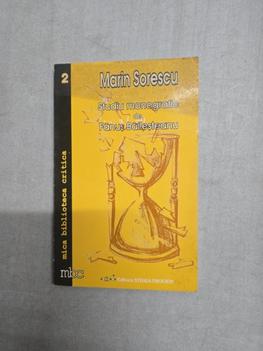Marin Sorescu - Fănuș Băileșteanu - cu dedicatia autorului catre Dan Grigorescu.
