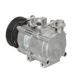 Compresor aer conditionat Hyundai Santa Fe, 11.2001-03.2006, Trajet, 04.2001-07.2008, motorizare 2.0 CRDI, diesel, rola curea 120 mm, 6 caneluri, tip