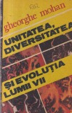 Carte Biologie Unitatea, diversitatea si evolutia lumii vii - Gheorghe Mohan, Editura Albatros, 1989, Brosata, 13x20 cm, Romana