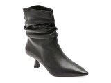 Botine elegante EPICA negre, H3011, din piele naturala