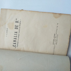 I.LUDO- CANALIA DE D, 1935, Editura Adam