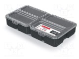 Container colectiv negru cu capac transparent KISTENBERG MSX BOX 285x158x57mm IP55