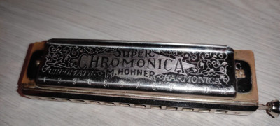 MUZICUTA SUPER CHROMONICA HOHNER CHROMATIC HARMONICA foto