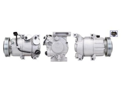 Compresor aer conditionat Kia Ceed (JD), 2012-2019, Soul (PS), 2014-2019, Hyundai I30 (GD), 2012-2016, motorizare 1.6 CRDI, diesel, rola curea 119 mm foto