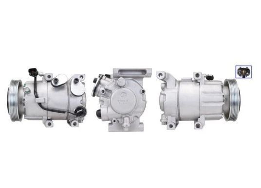 Compresor aer conditionat Kia Ceed (JD), 2012-2019, Soul (PS), 2014-2019, Hyundai I30 (GD), 2012-2016, motorizare 1.6 CRDI, diesel, rola curea 119 mm