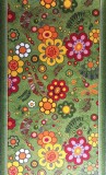 Traversa Flori, Verde, Latime 100 cm, Diverse Lungimi, 820 gr/mp