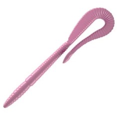 Grub Libra Bass Crazy Tail Worm, 017 Bublegum, 14cm, 8buc/pac foto