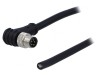 Conector M8 5 PIN unghi 90&deg; cu cablu manșon