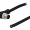 Conector M8 5 PIN unghi 90&deg; cu cablu manșon