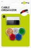 Set fasete panza de gestionare a cablurilor cu fixare carlig si bucla 170x20 mm Goobay