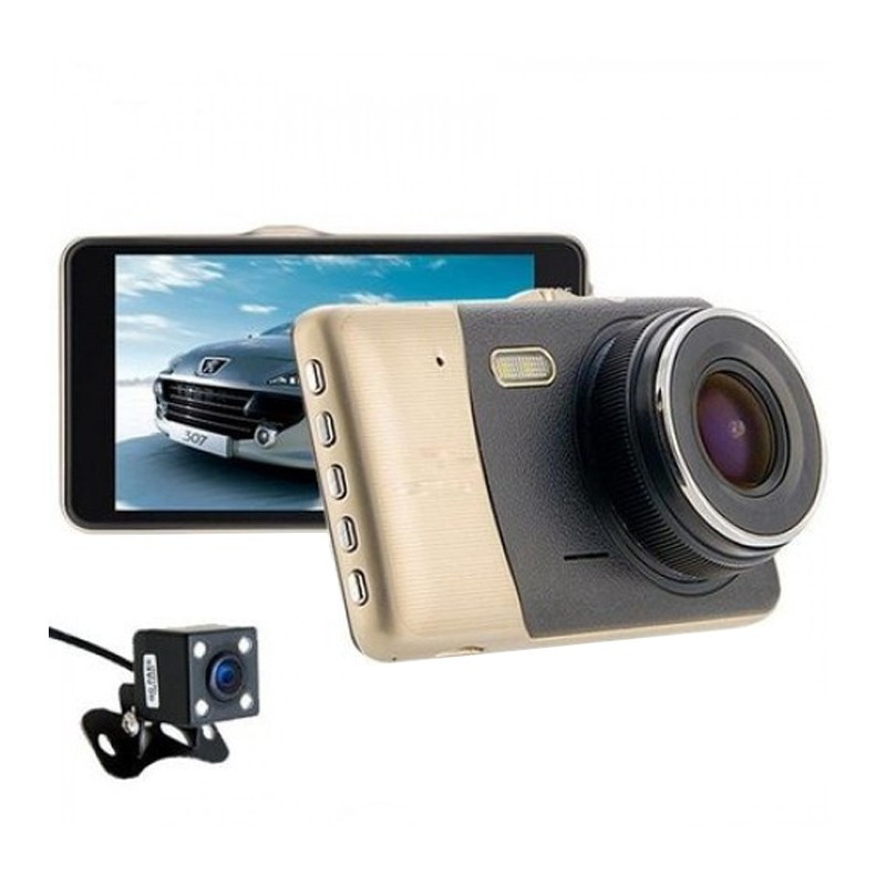 Camera auto DVR, 4 inch, Full HD, 170 grade, USB, slim 9 mm, General |  Okazii.ro