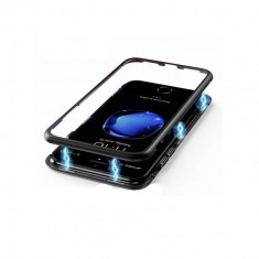 Husa Telefon Magnetica Apple iPhone XR 6.1 Clear&Black 