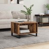 VidaXL Masă de cafea Lemn vechi 60 x 50 x 40 cm Lemn compozit 879612