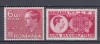 ROMANIA 1935/1938 LP 113 LP 125 LUNA BUCURESTILOR SARNIERA, Nestampilat
