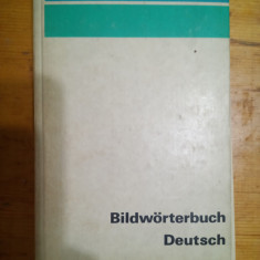 Bildworterbuch deutsch mit 200 text und bildtafeln (Dictionar german in imagini)