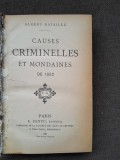 Causes criminelles et mondaines de 1882 - Albert Bataille