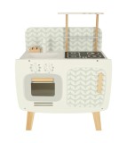 Bucătărie de jucarie retro din lemn pentru copii, LULILO, 58 cm x 72,7 cm x 29,2 cm, Oem