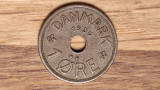 Danemarca - moneda de colectie bronz - 1 ore 1936 XF - absout superba !, Europa