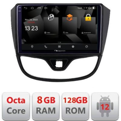 Navigatie Opel Karl 2017- 5960Pro-karl Android Octa Core Qualcomm 2K Qled 8+128 DTS DSP 360 4G Optical CarStore Technology foto
