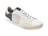 Cumpara ieftin Pantofi sport PEPE JEANS albi, LANE PRINT, din piele naturala