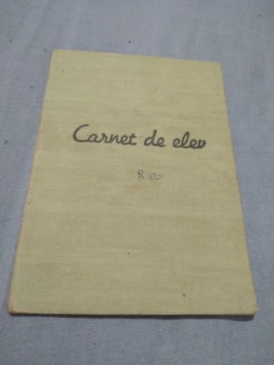 CARNET ELEV RSR CLASA I AN 66-67 foto